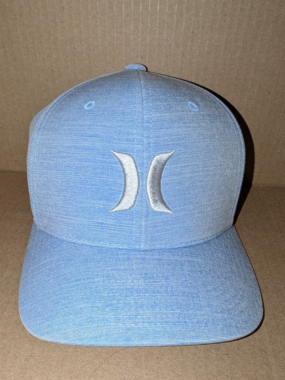 BUY 1 GET 1 FREE HATS Hurley H2O-Dri Flexfit Hat L/XL Light Blue SAMPLE Yupoong